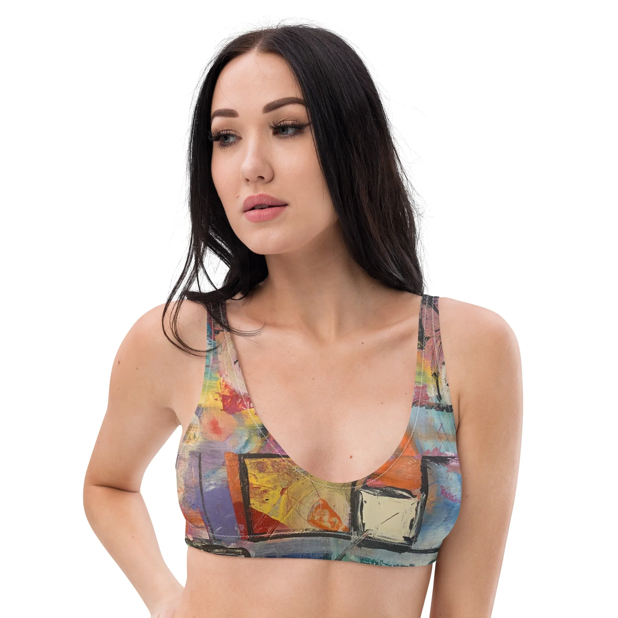 Padded Bikini Top "Calm Down"