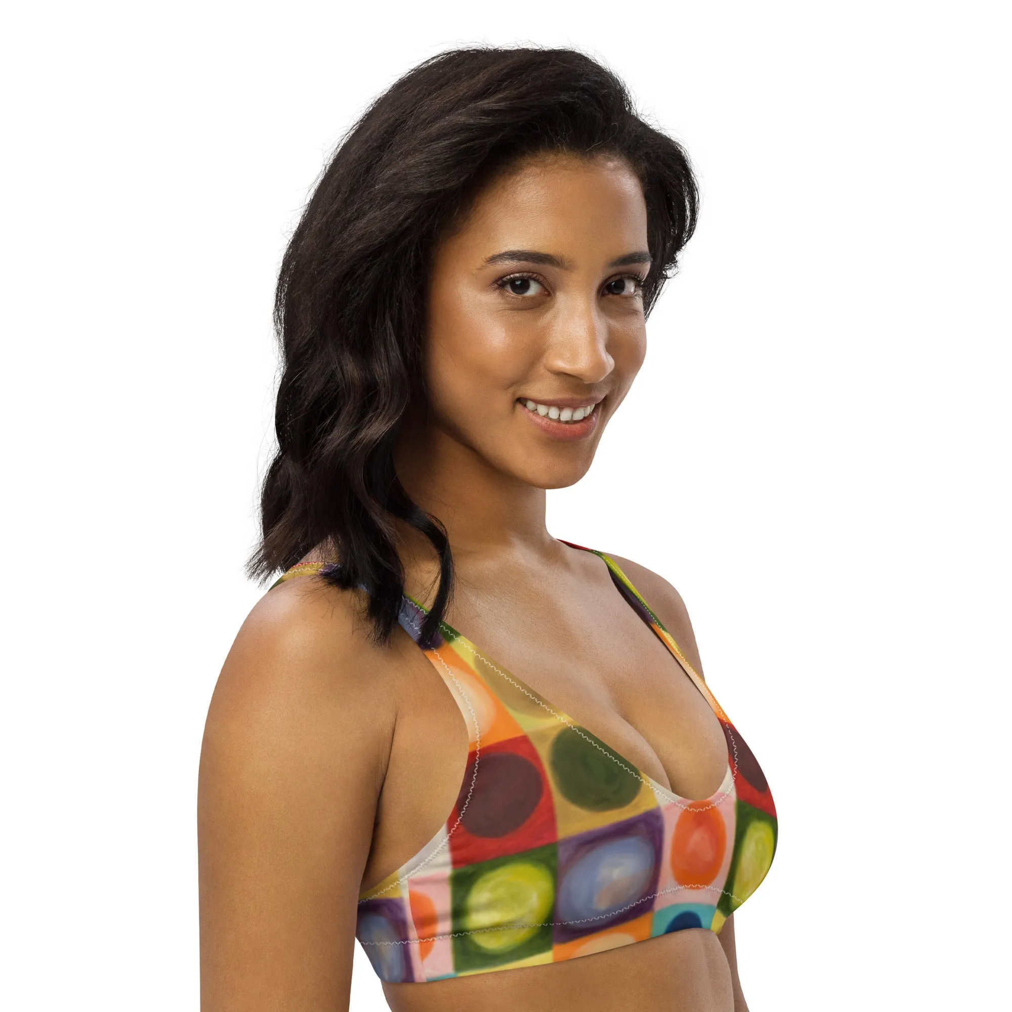 Padded Bikini Top "Circles"