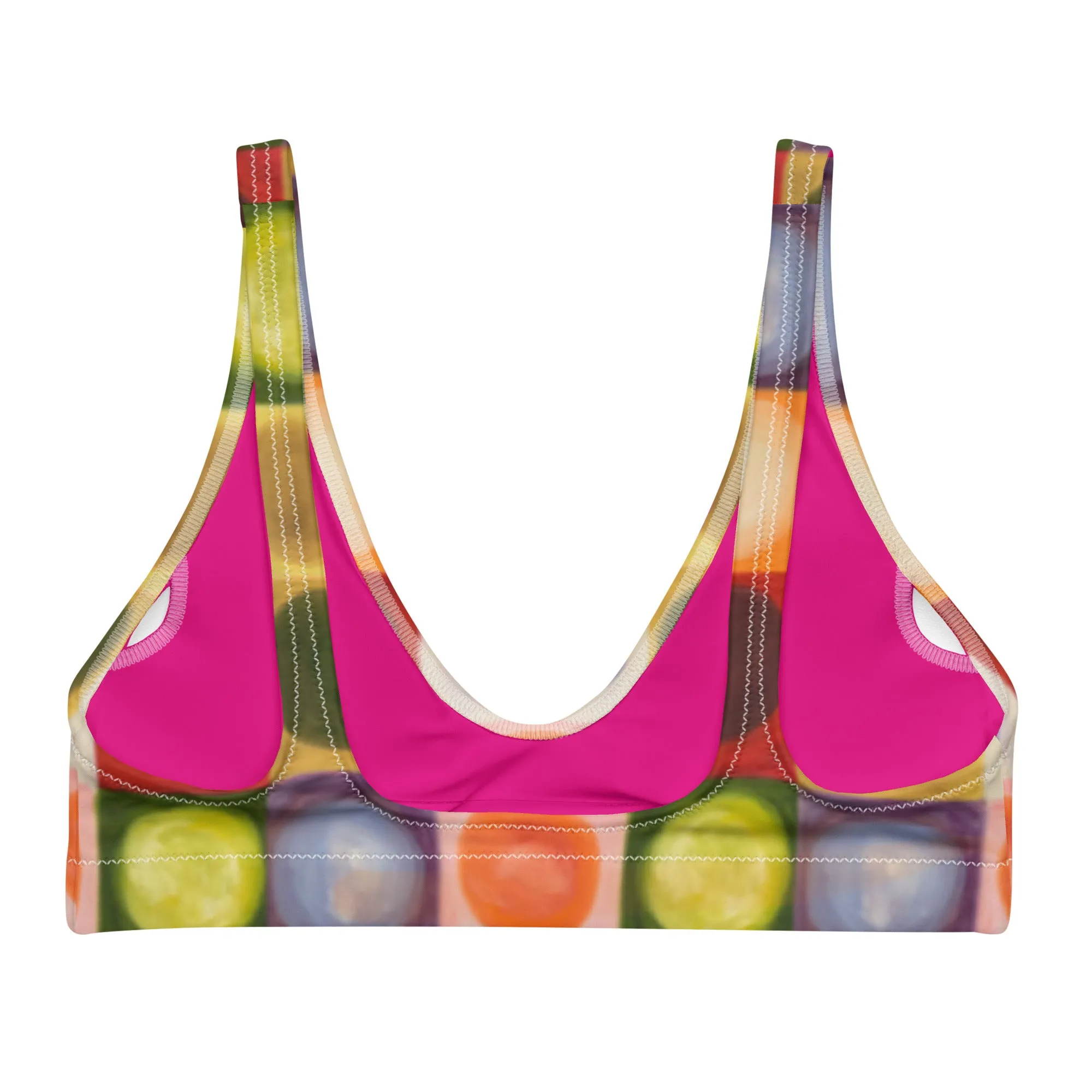 Padded Bikini Top "Circles"