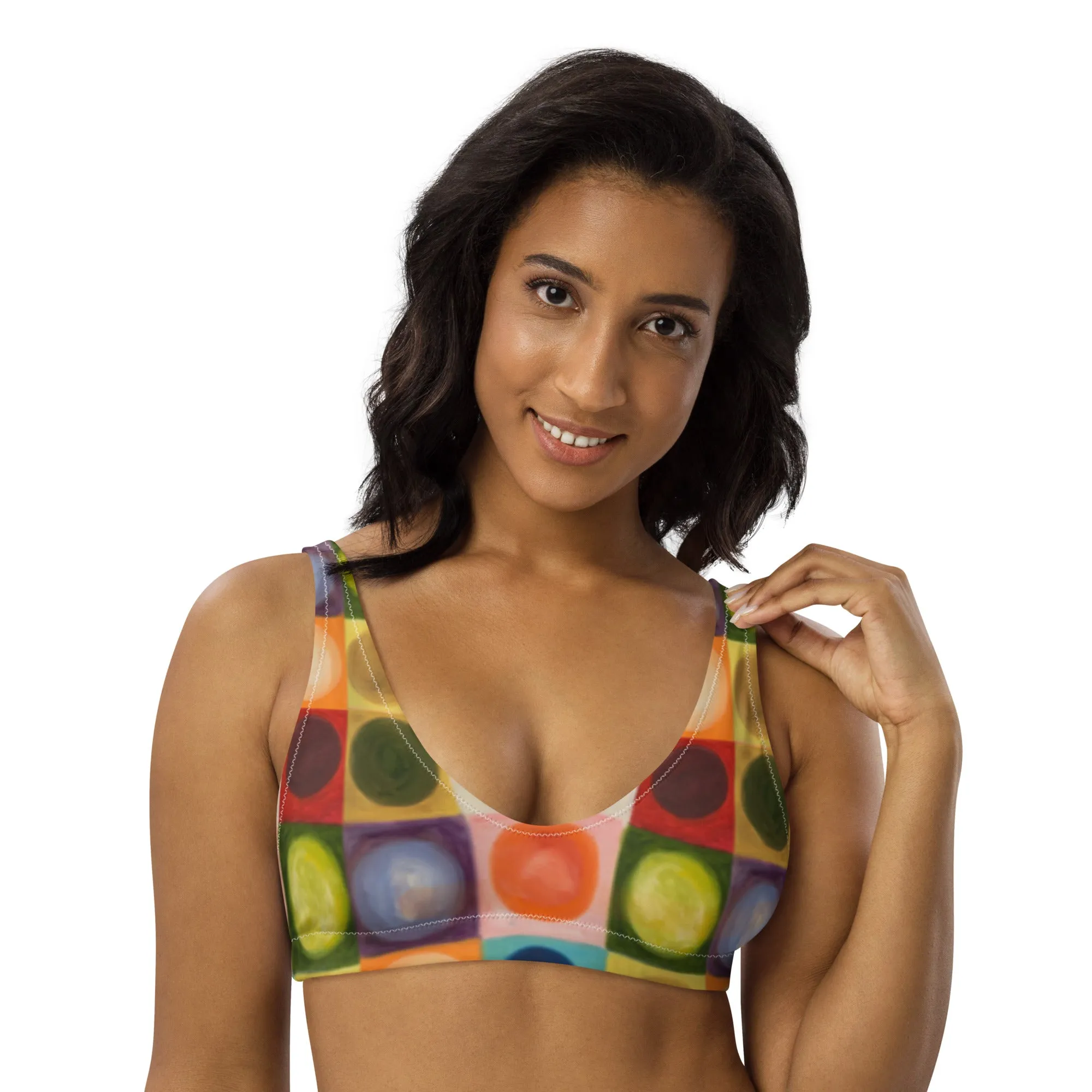 Padded Bikini Top "Circles"