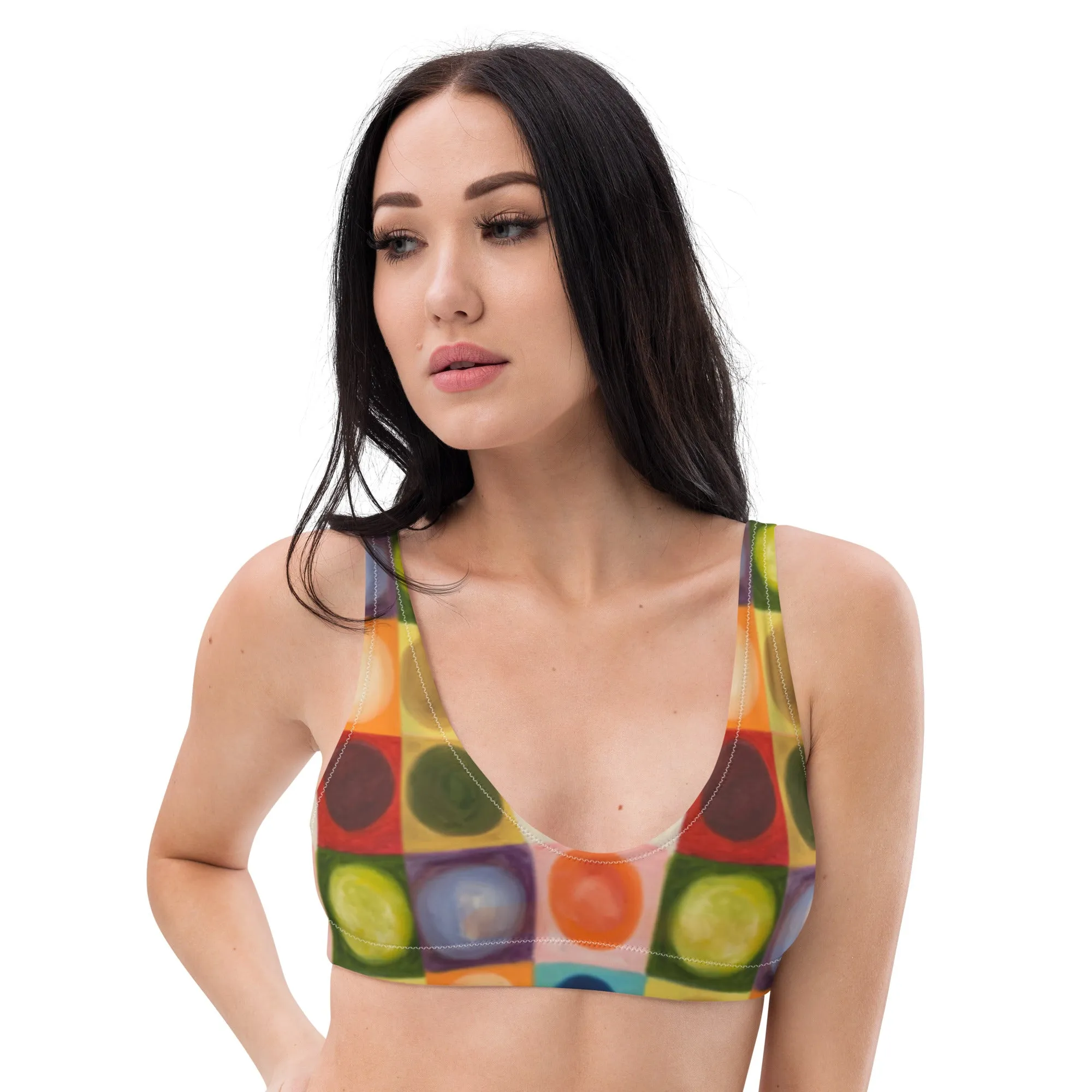 Padded Bikini Top "Circles"