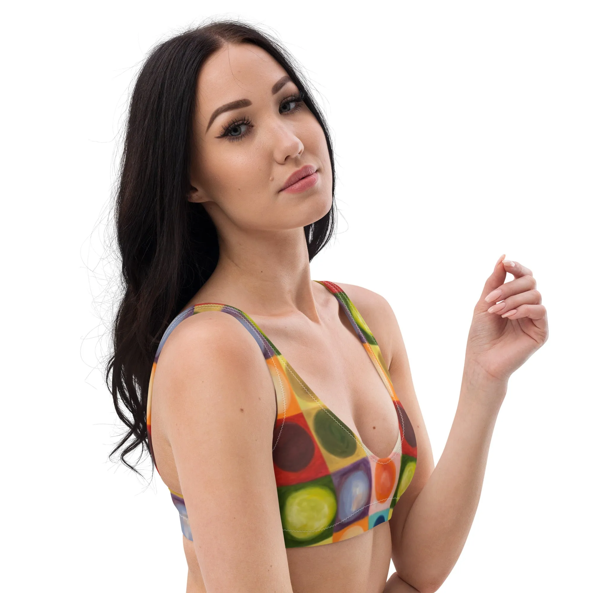 Padded Bikini Top "Circles"