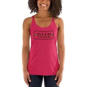 Paid In Full Women's Racerback Tank