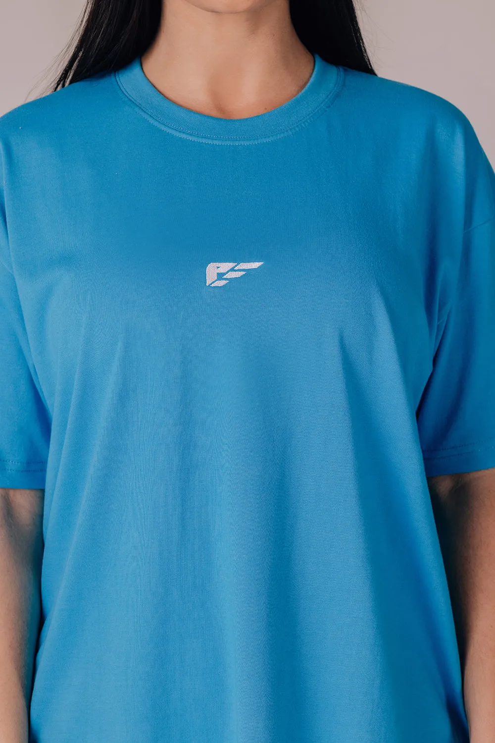 Palmfit Core Women’s Oversize Tshirt – Baby Blue
