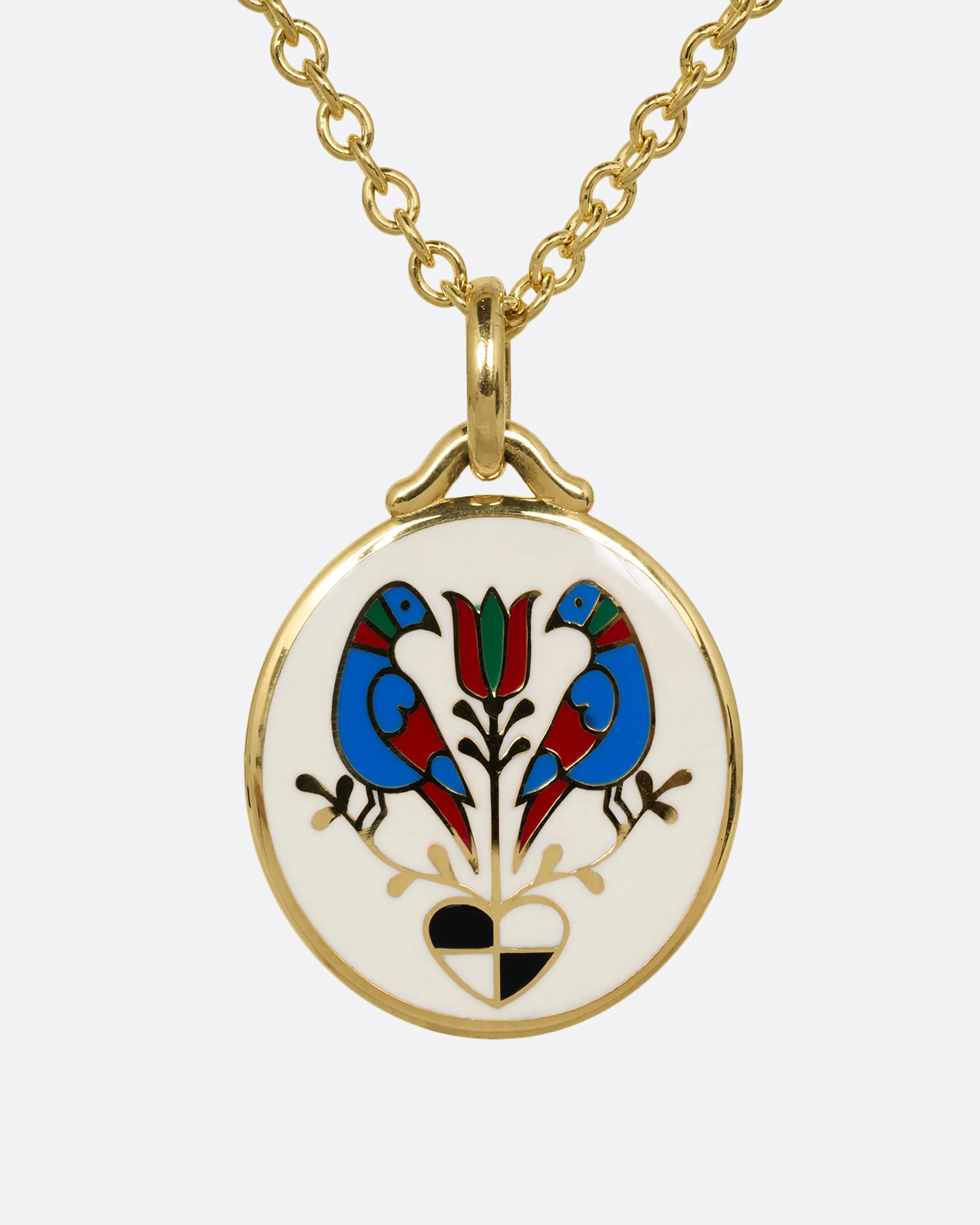 Paloma Bird Pendant Necklace