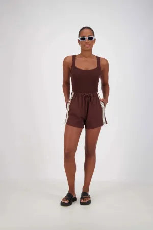 PANAREA SHORTS CHOCOLATE
