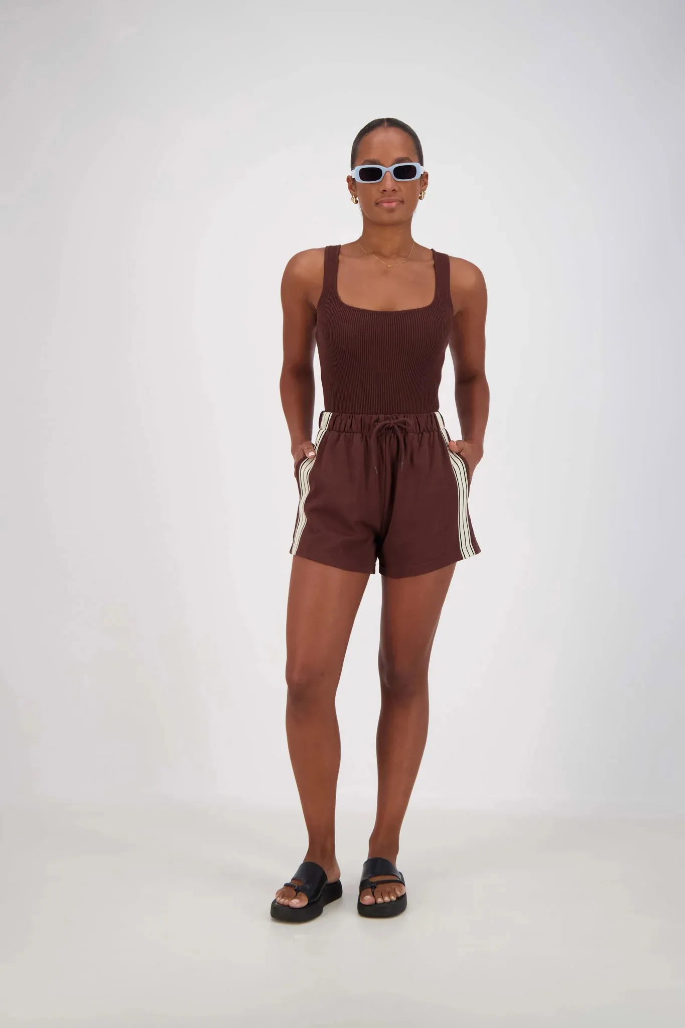 PANAREA SHORTS CHOCOLATE