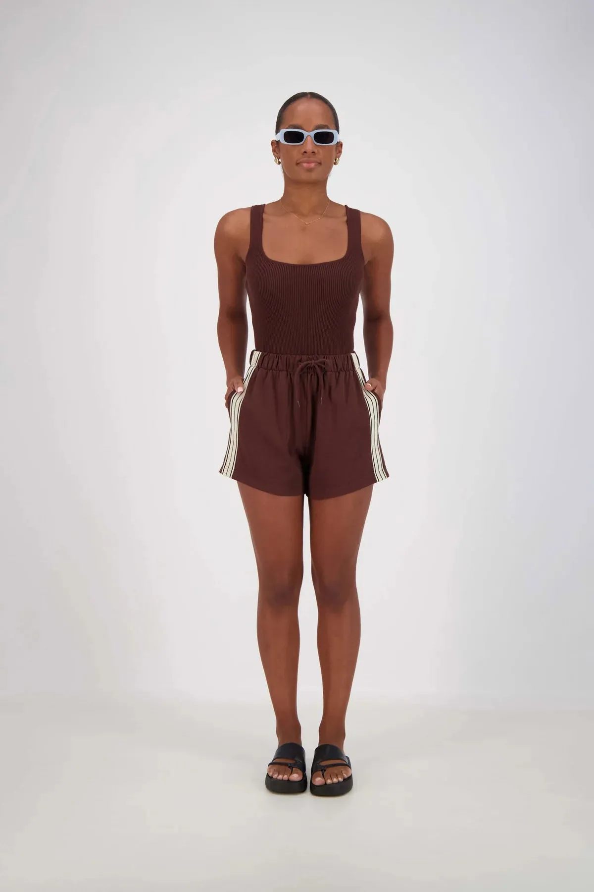 PANAREA SHORTS CHOCOLATE