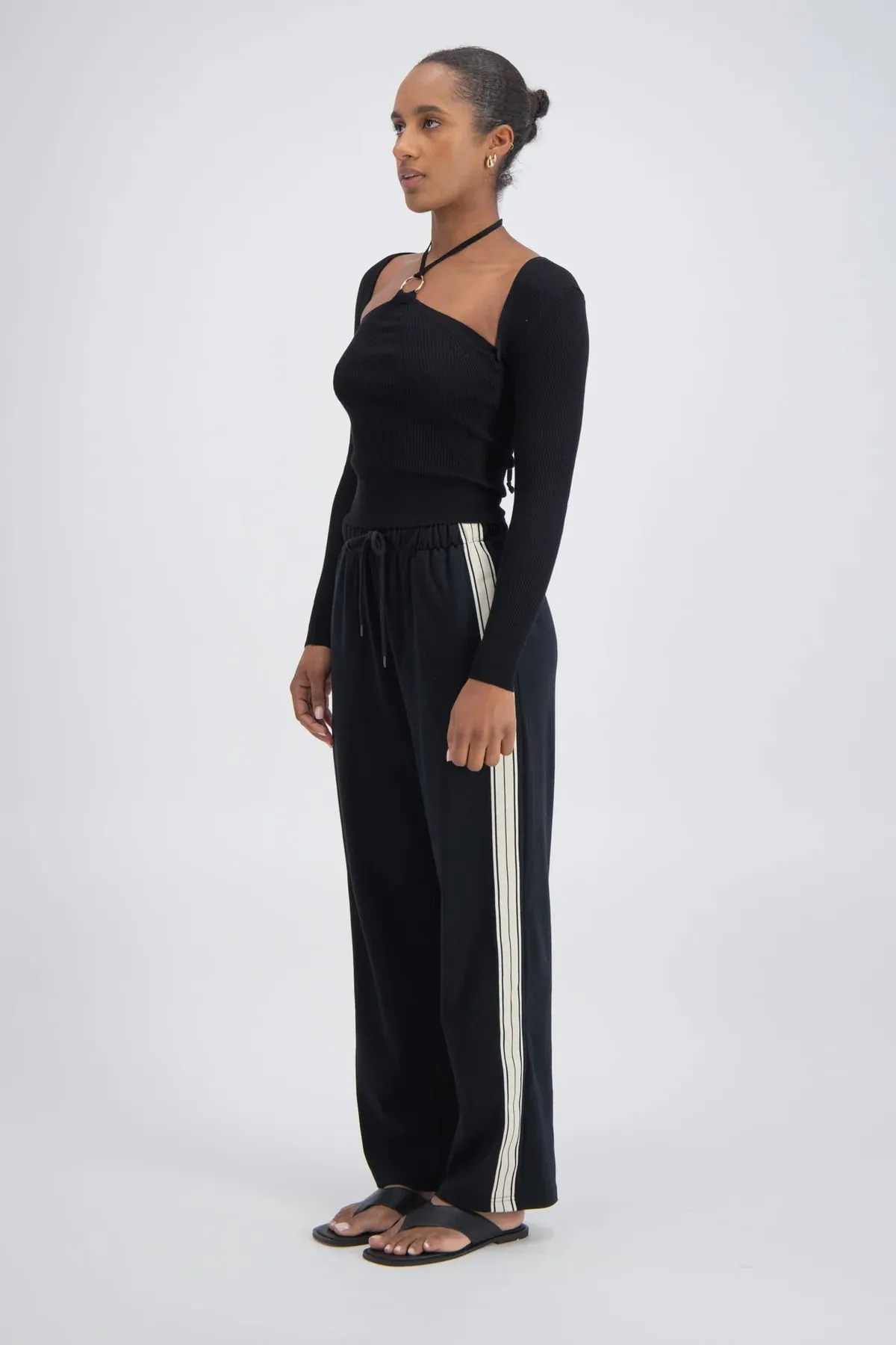 PANAREA TRACKPANT  - BLACK - JASMINE ALEXA