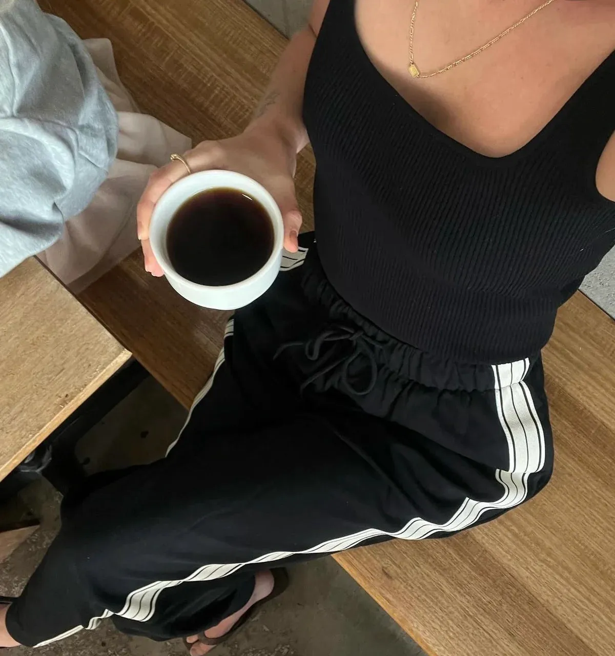 PANAREA TRACKPANT  - BLACK - JASMINE ALEXA