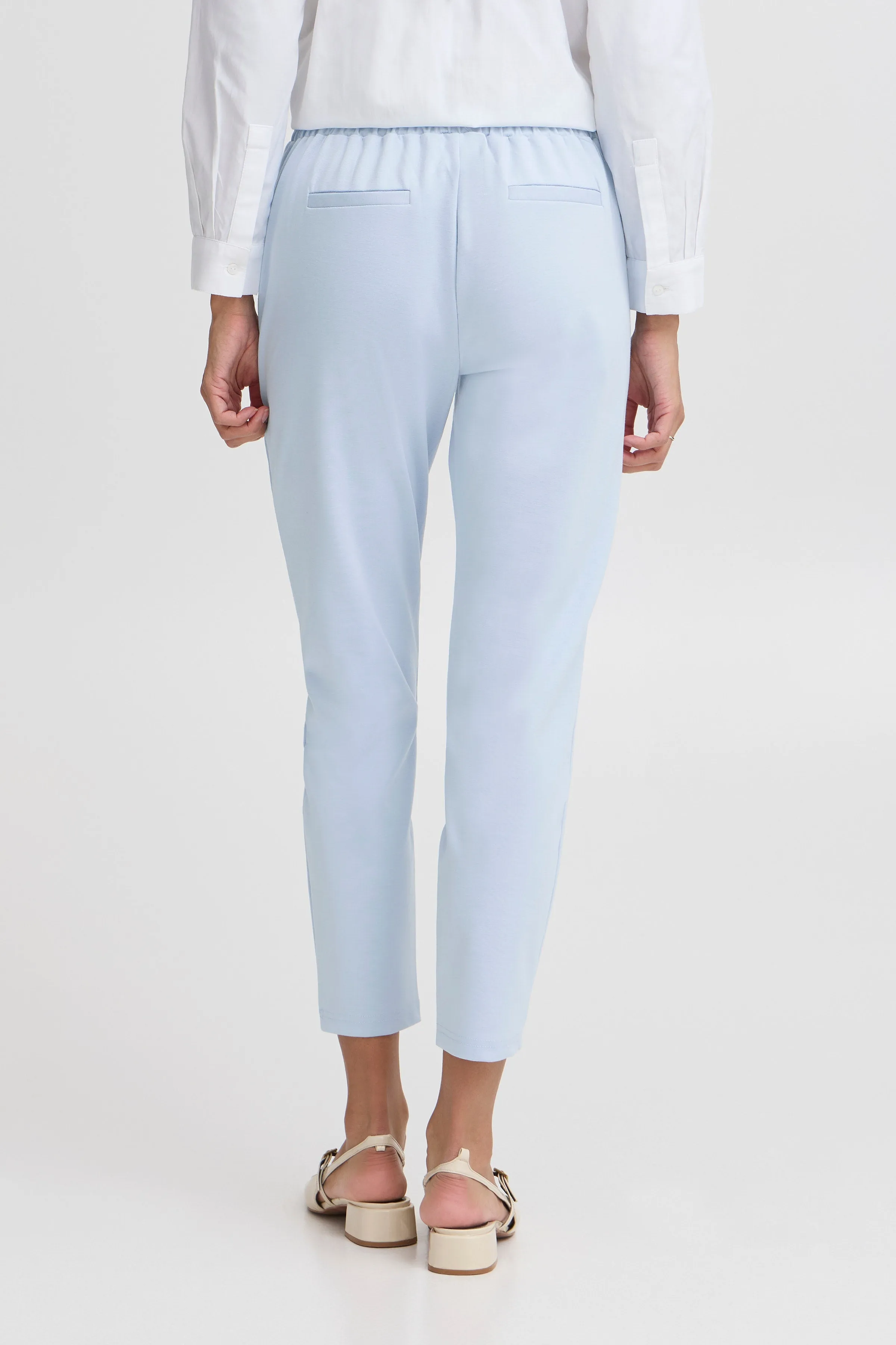 Pantalones B.YOUNG Rizetta Cropped Cashmere Blue