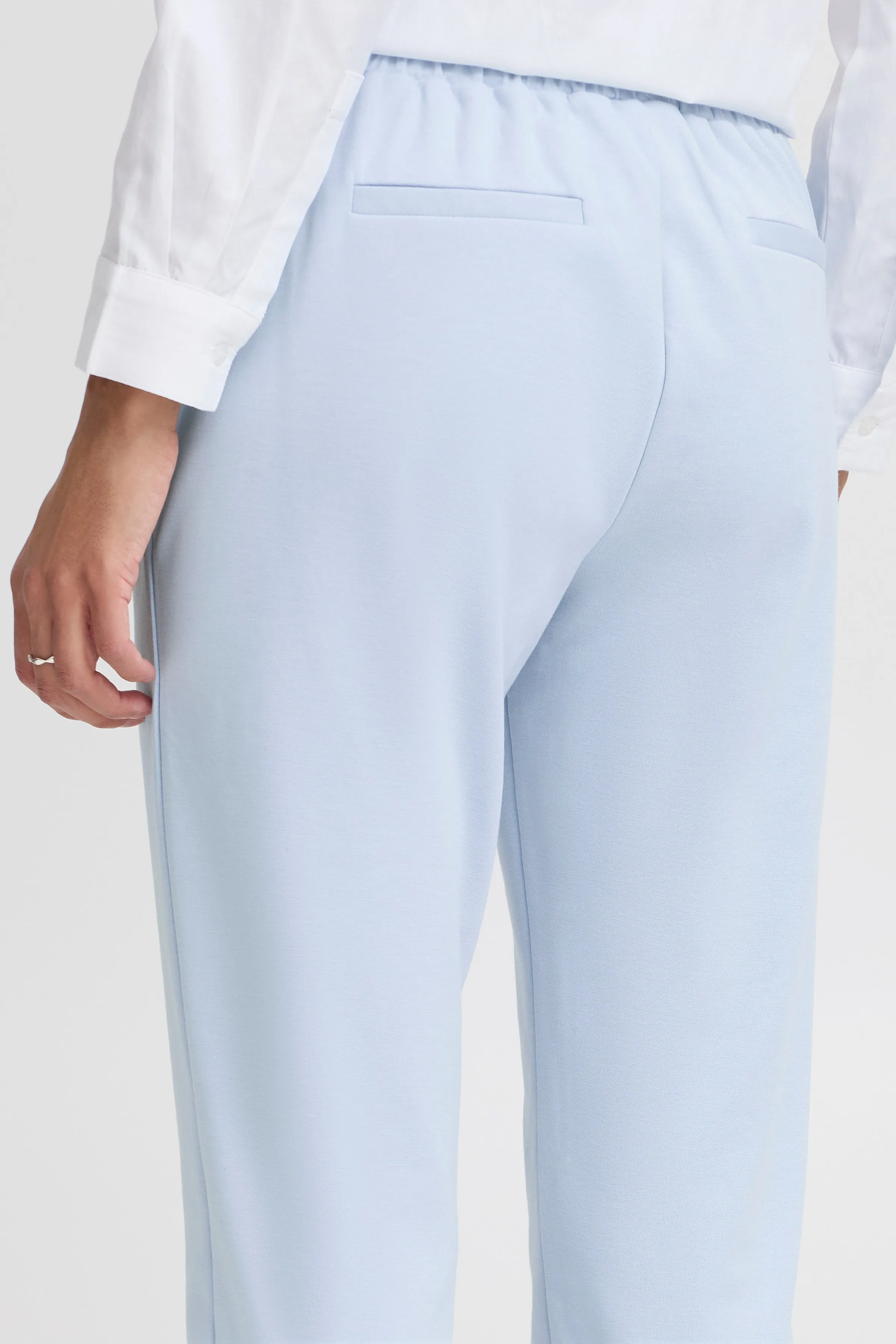 Pantalones B.YOUNG Rizetta Cropped Cashmere Blue