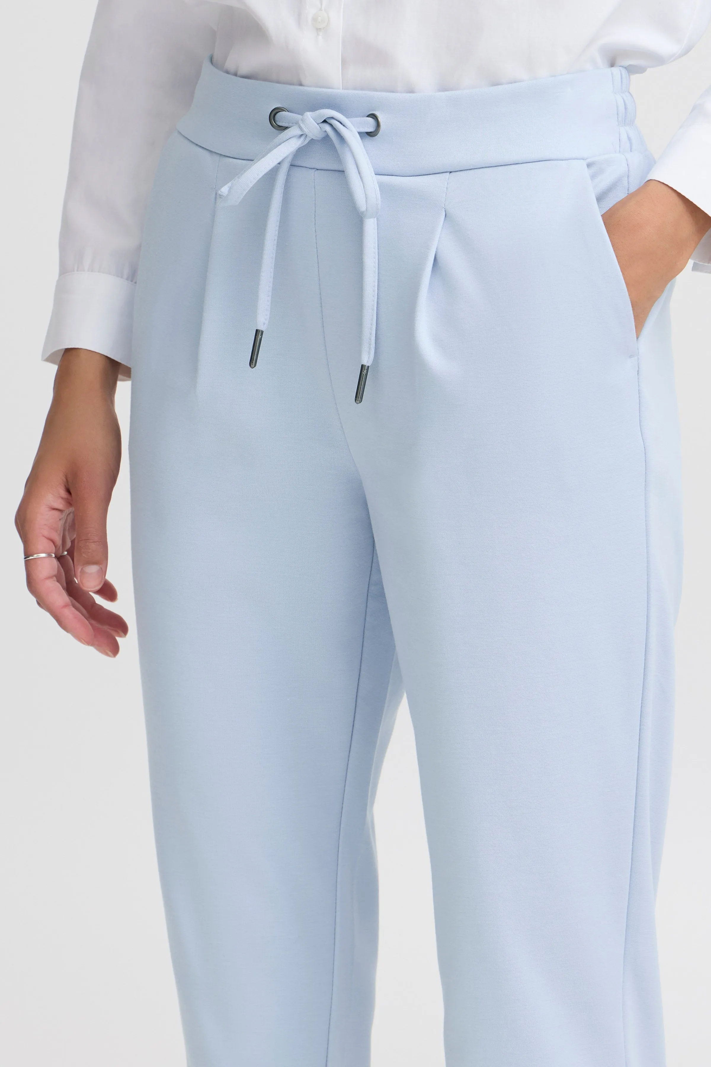 Pantalones B.YOUNG Rizetta Cropped Cashmere Blue
