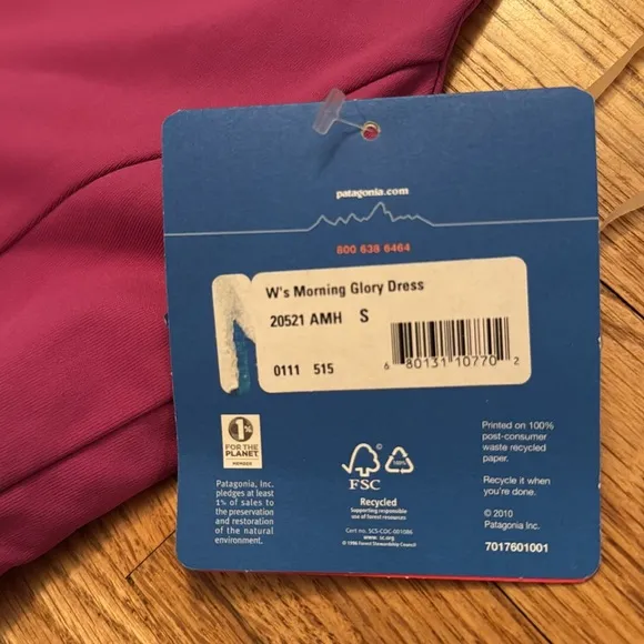 Patagonia morning glory halter dress small