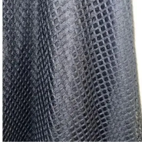 Patrizia Luca Milano Women's Black Mesh A-Line Midi  Skirt Size L