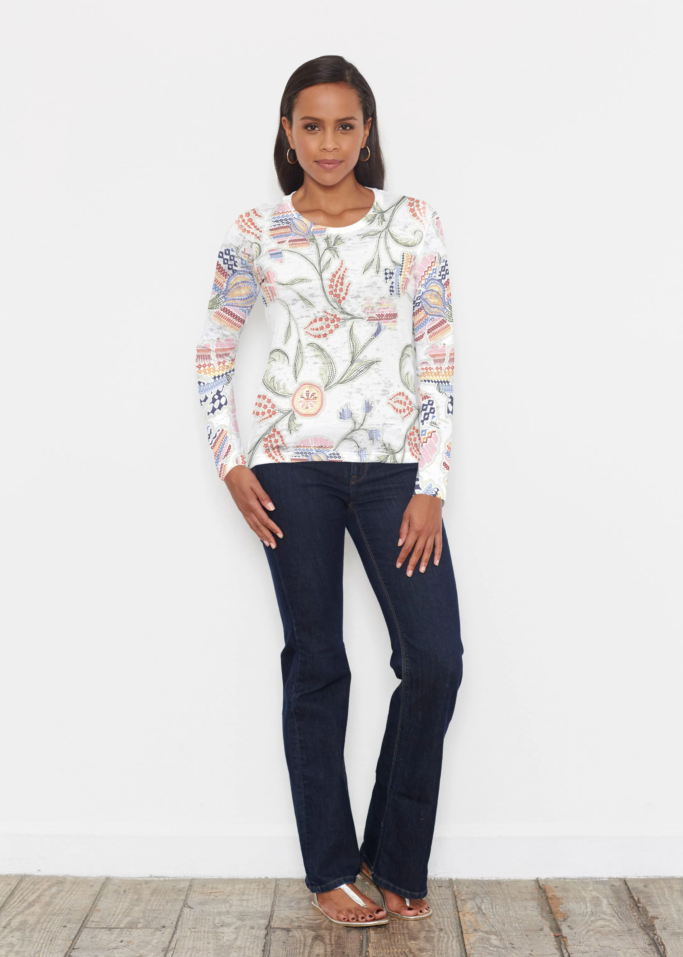 Patterns at Play (7806) ~ Signature Long Sleeve Crew Shirt