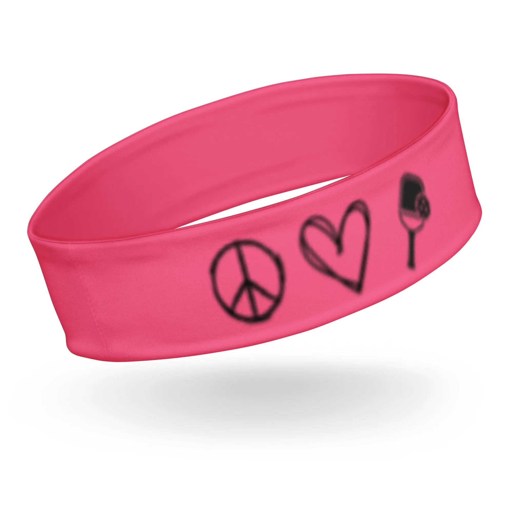 Peace Love & Pickleball Headband