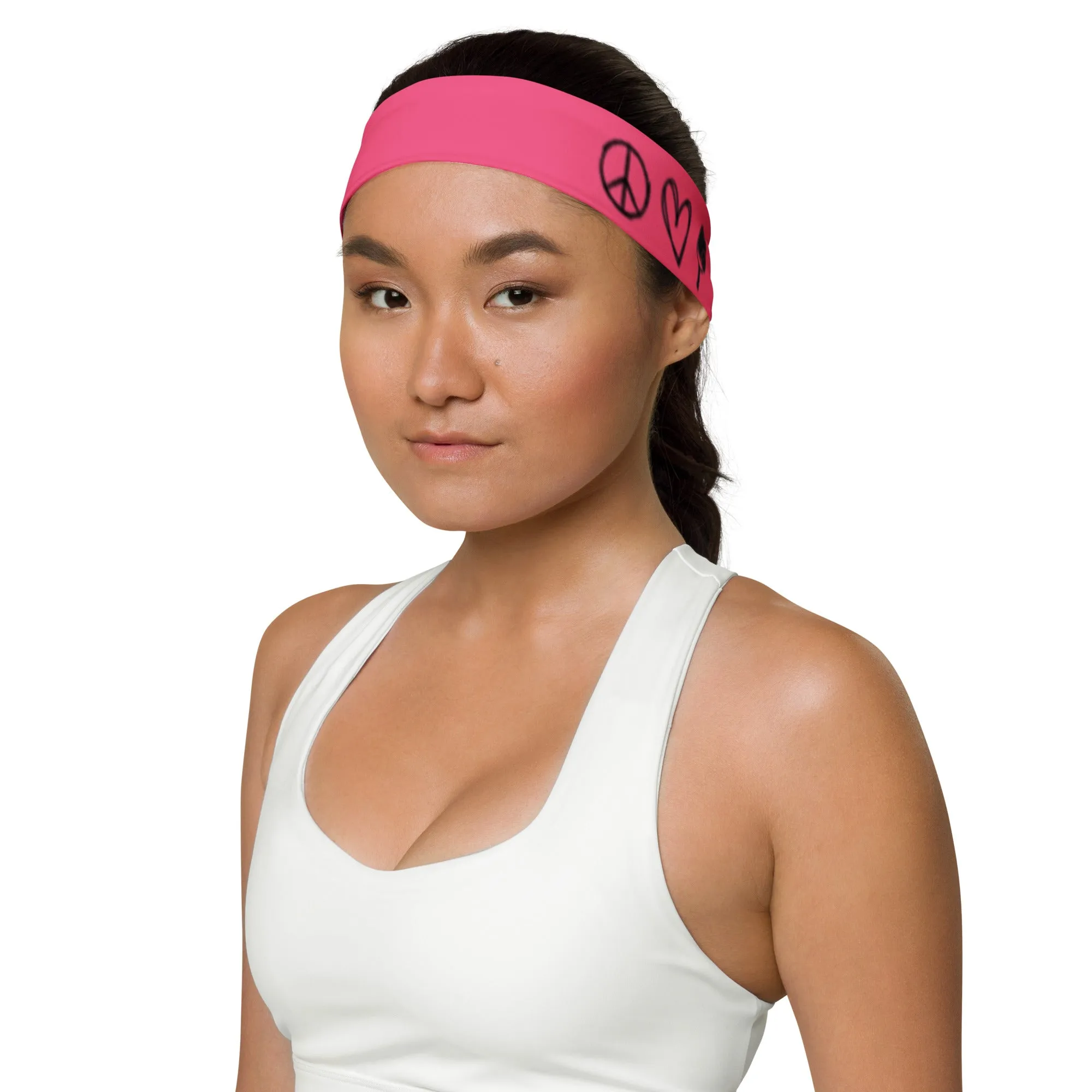 Peace Love & Pickleball Headband