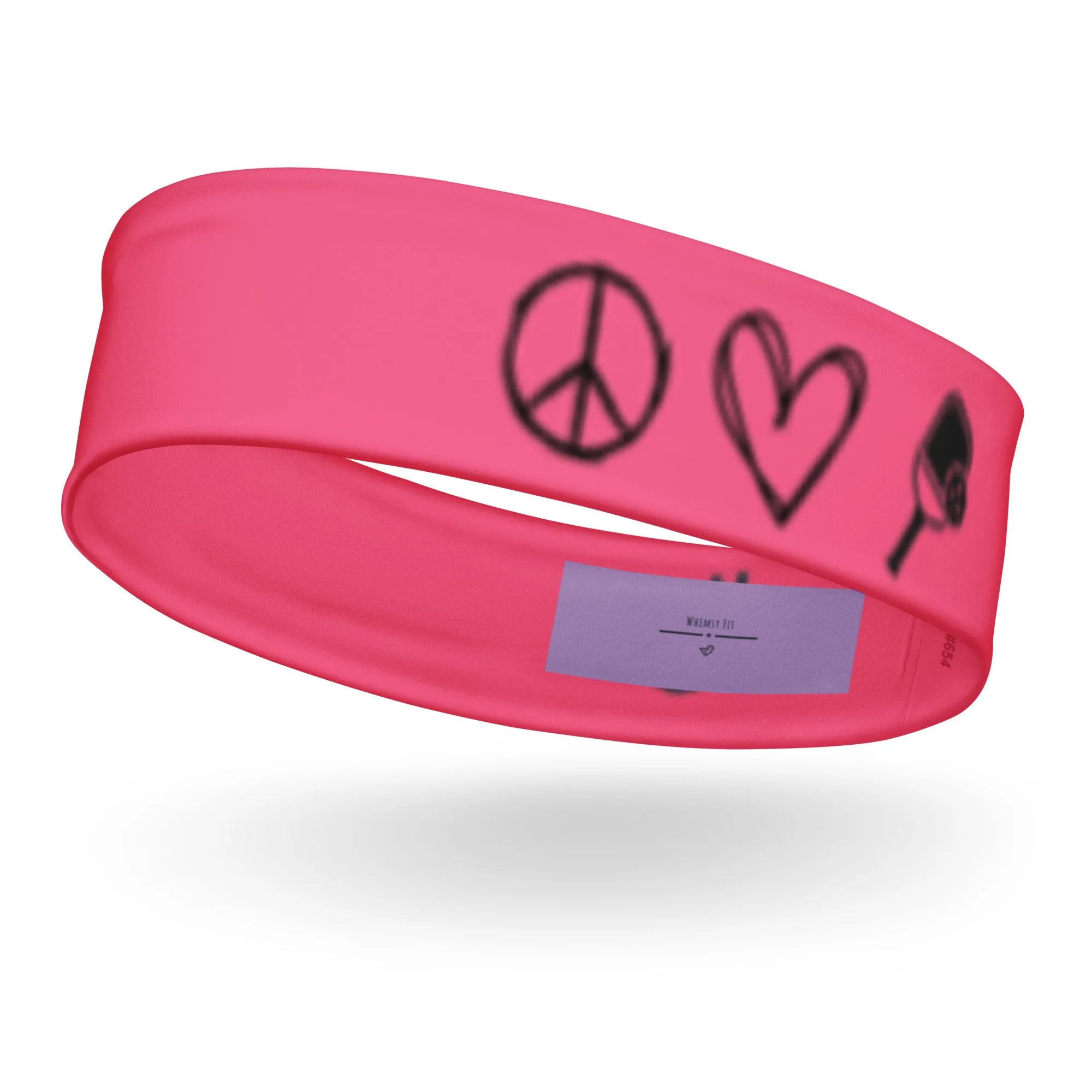 Peace Love & Pickleball Headband