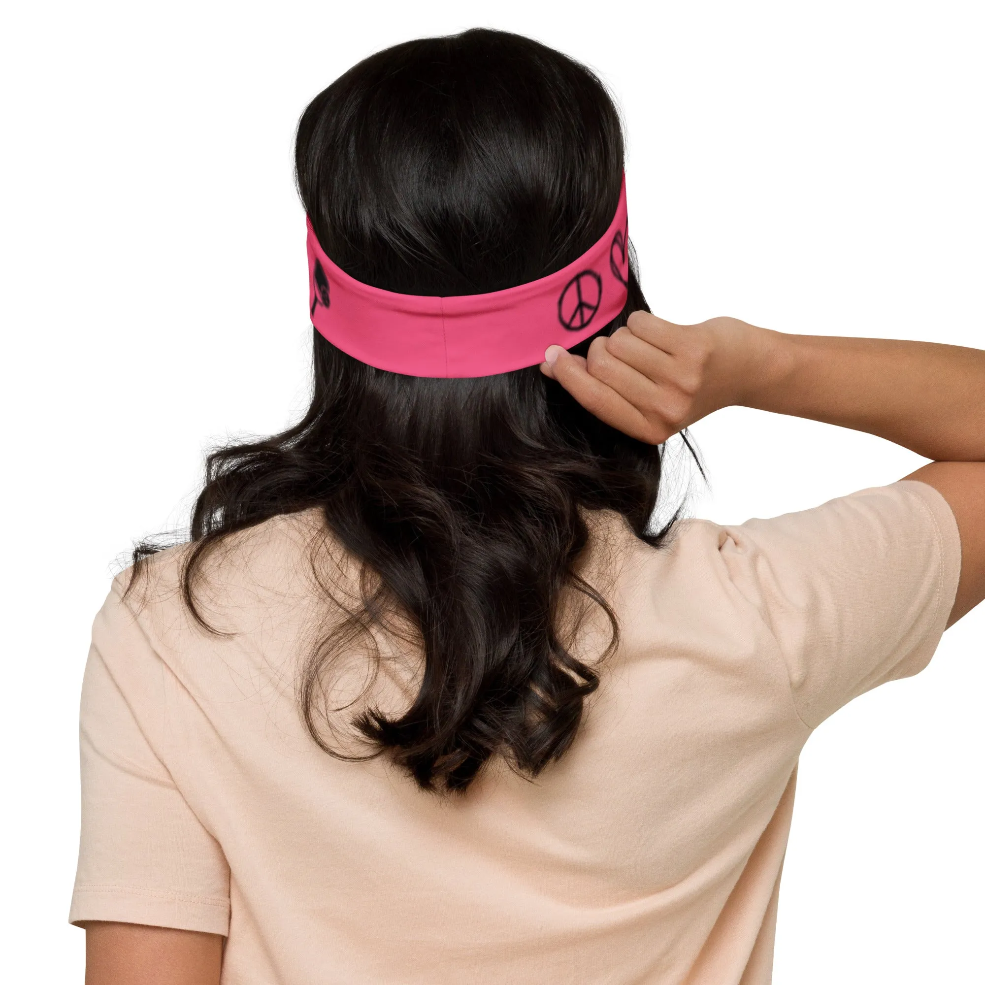 Peace Love & Pickleball Headband