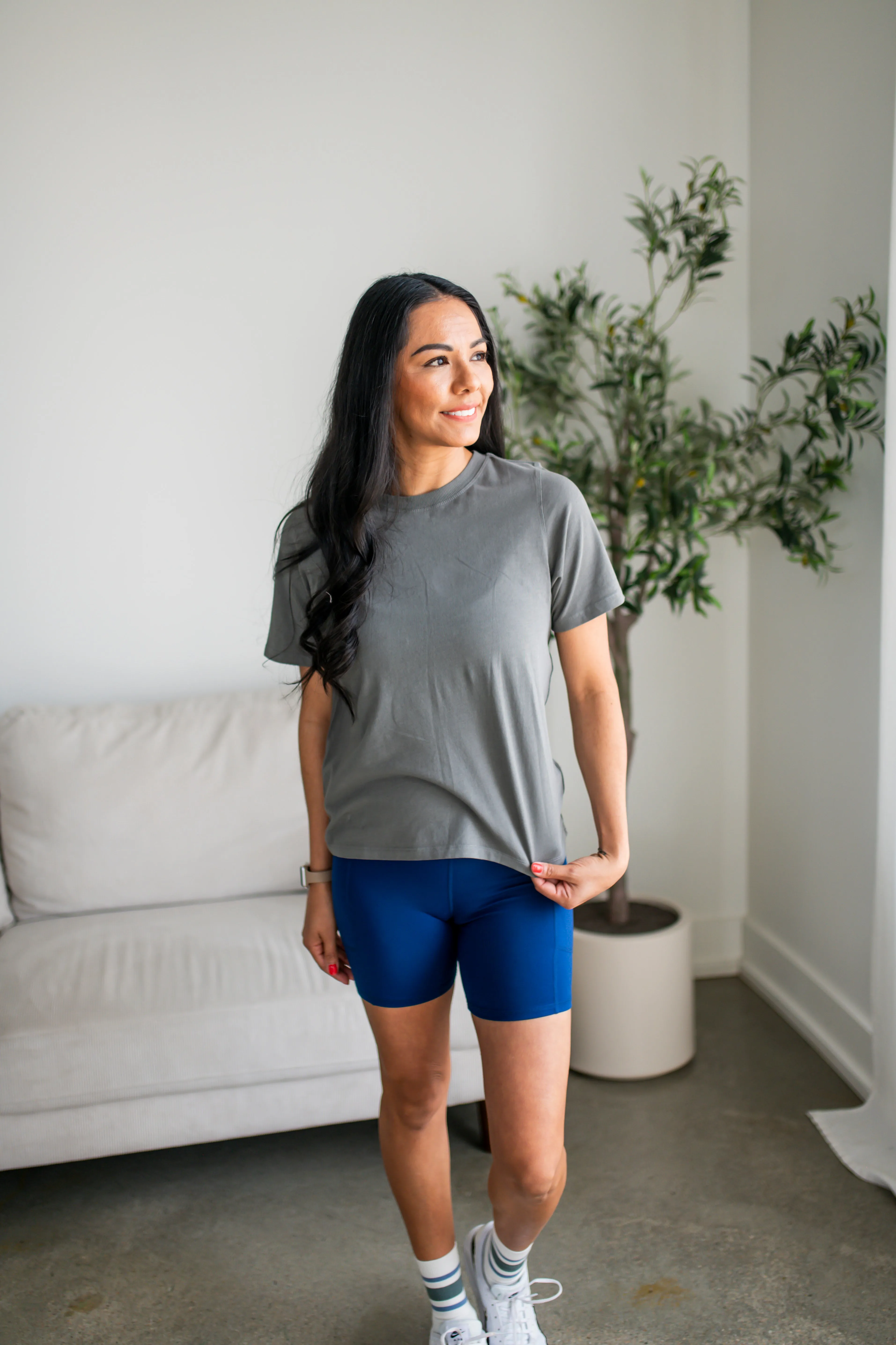 Pewter Classic Boxy Fit Tee