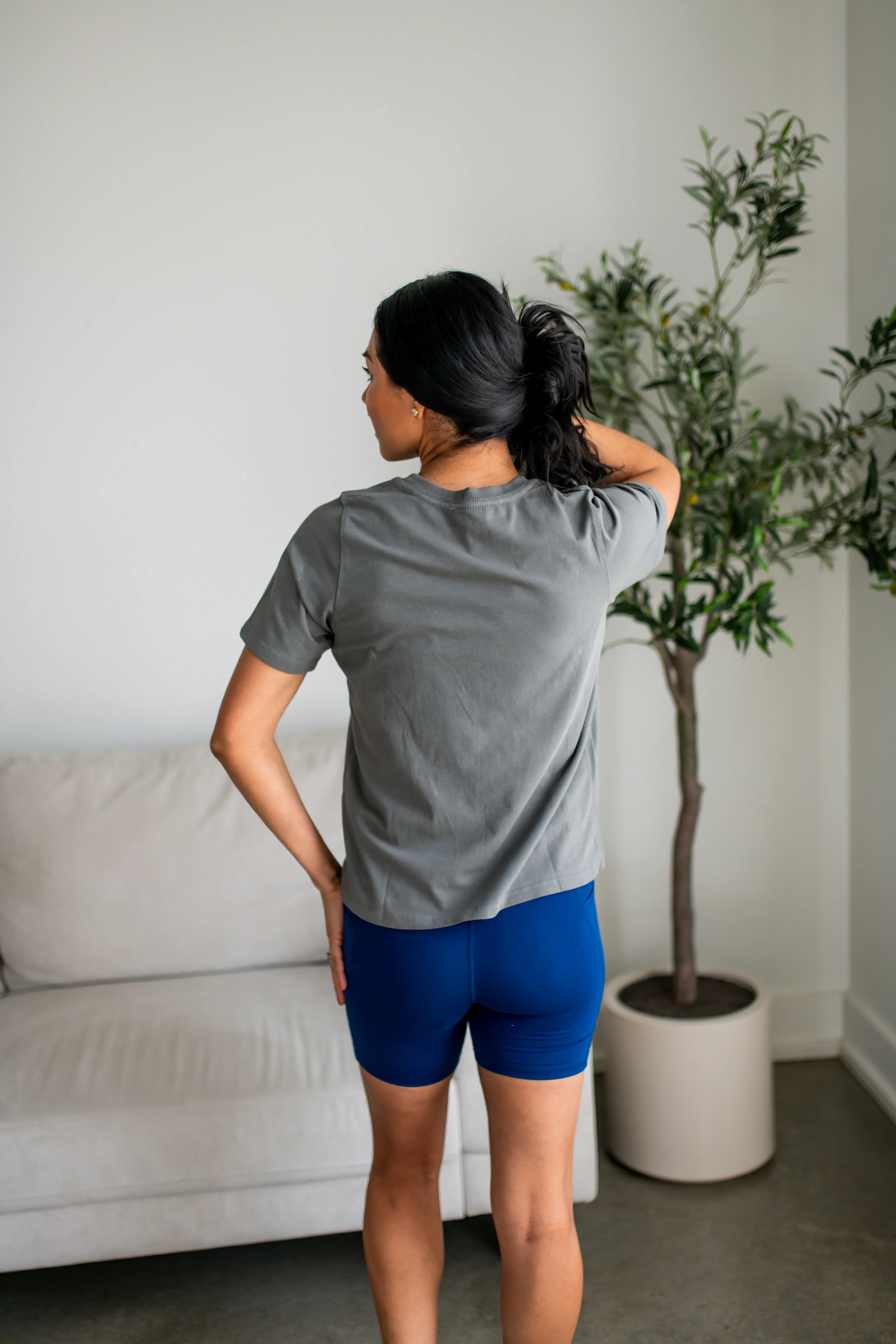 Pewter Classic Boxy Fit Tee
