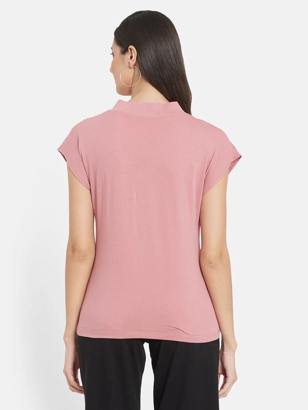 PIN TUCKED DETAILED TOP