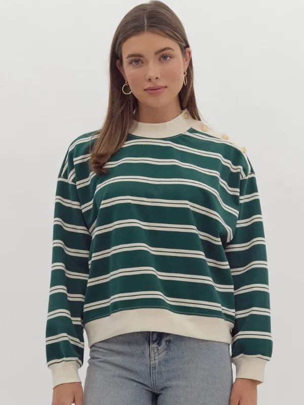 Pine Classic Striped Top