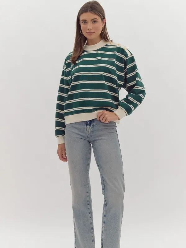 Pine Classic Striped Top