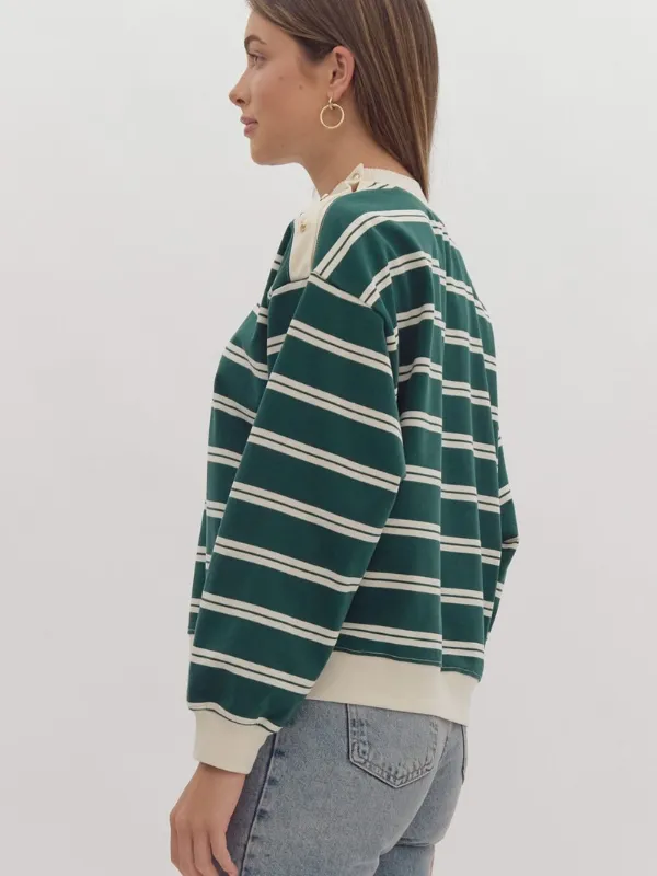 Pine Classic Striped Top