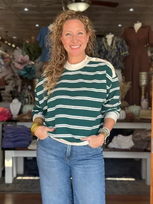 Pine Classic Striped Top