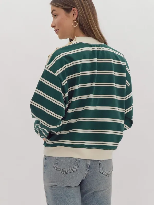 Pine Classic Striped Top