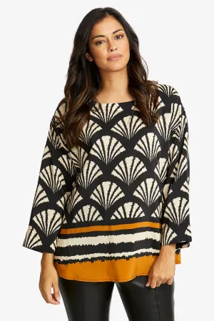 Ping Pong Marais print top