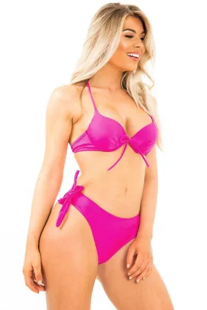 Pink Mix and Match Triangle Bikini - Bronx