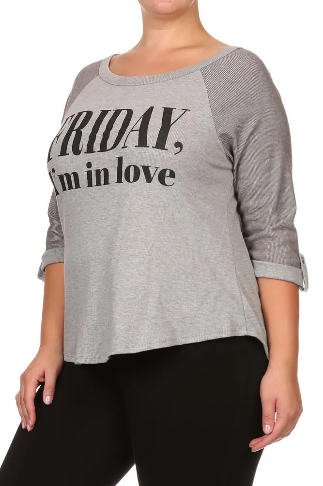 Plus Size Chic Friday I'm In Love Top