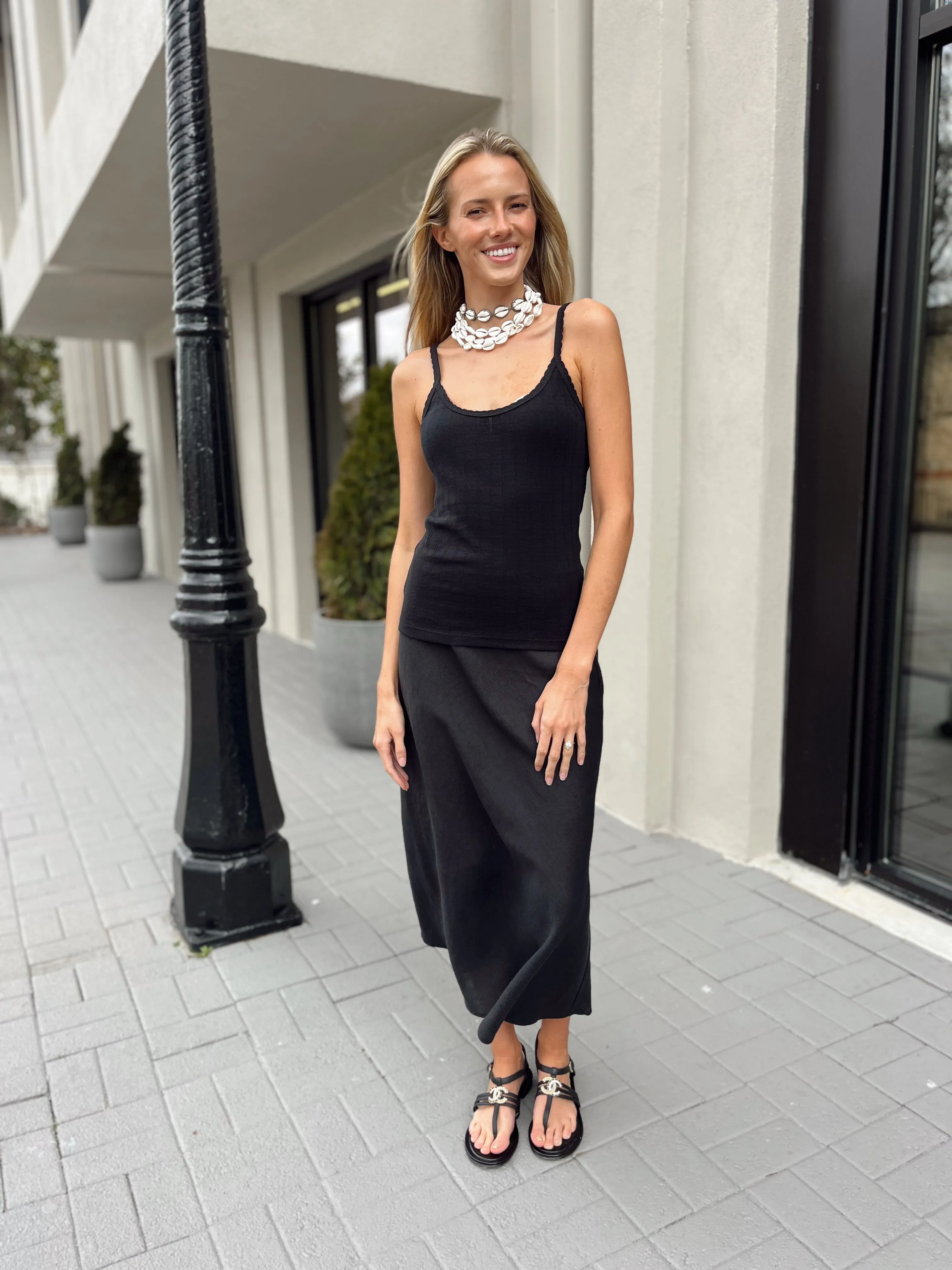 Pointelle Classic Tank Top