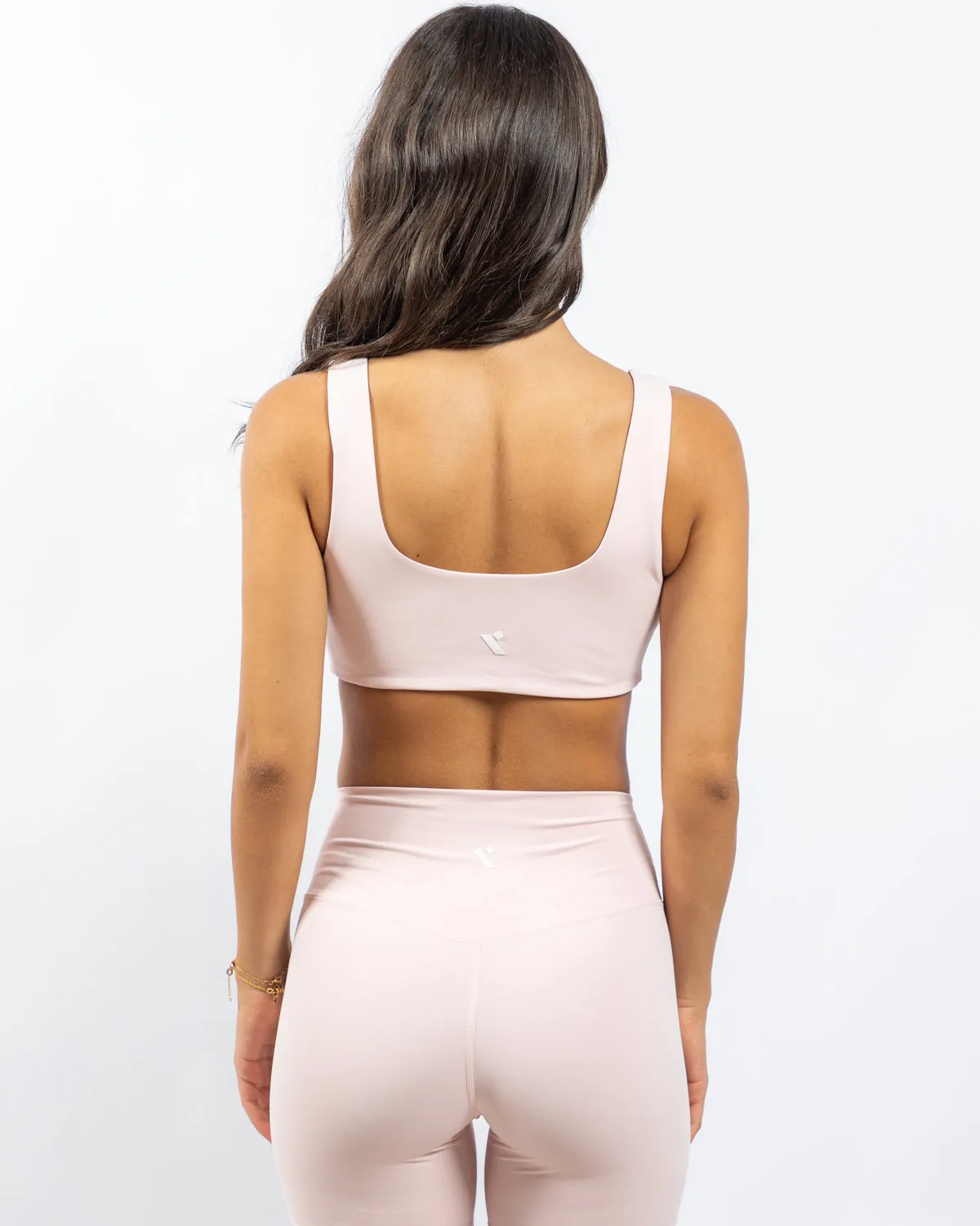 Power Twist Bra - Rosy Cloud