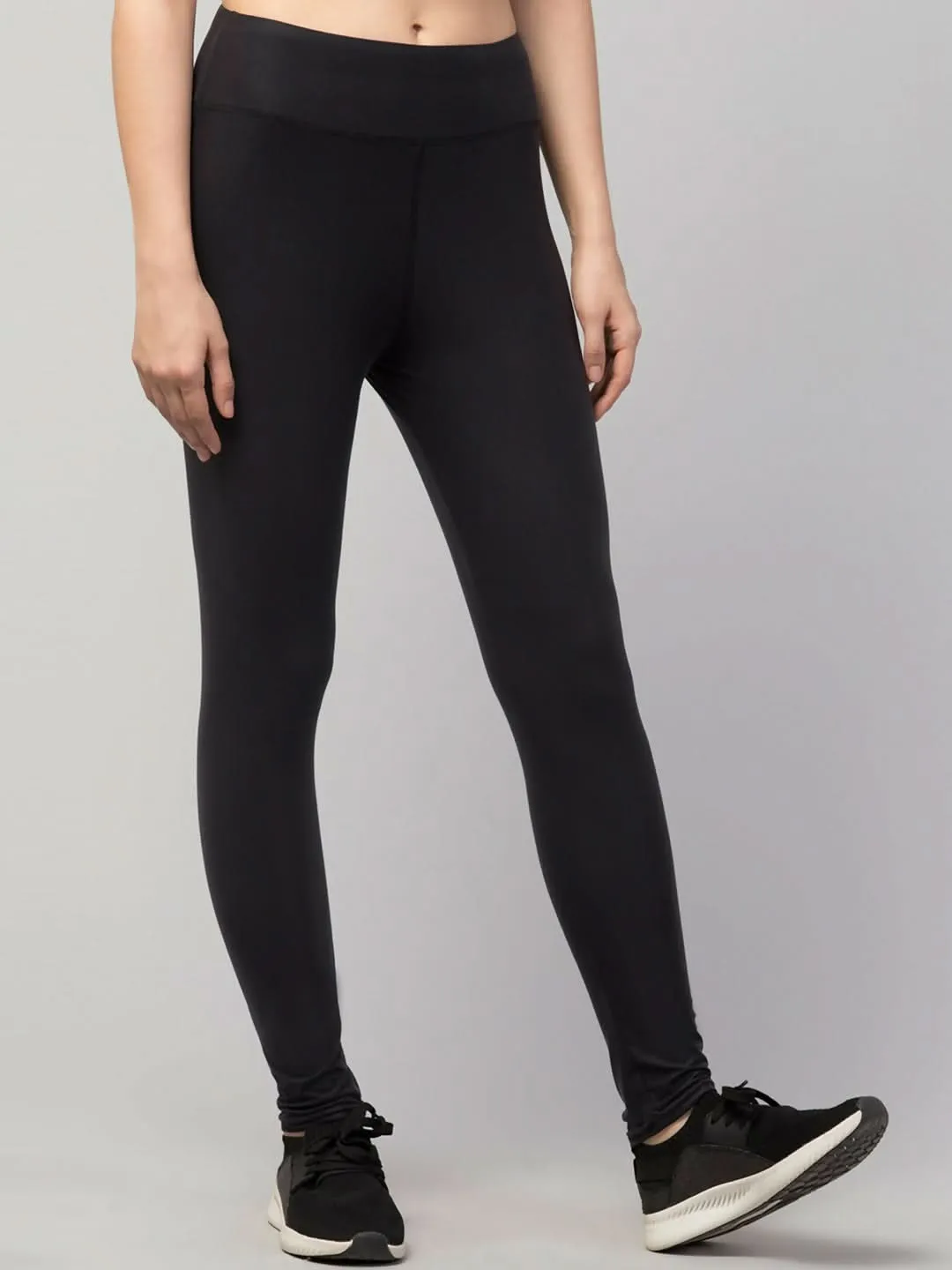 Premium High GSM Yoga Pants (Plain Black Tights)