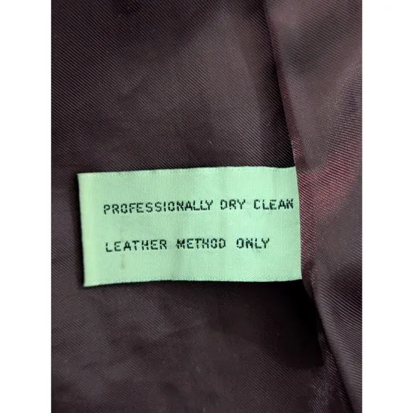 PRESTON &amp; YORK! SUPPLE, SOFT NUTMEG BROWN GENUINE LEATHER JACKET, COAT! SZ L