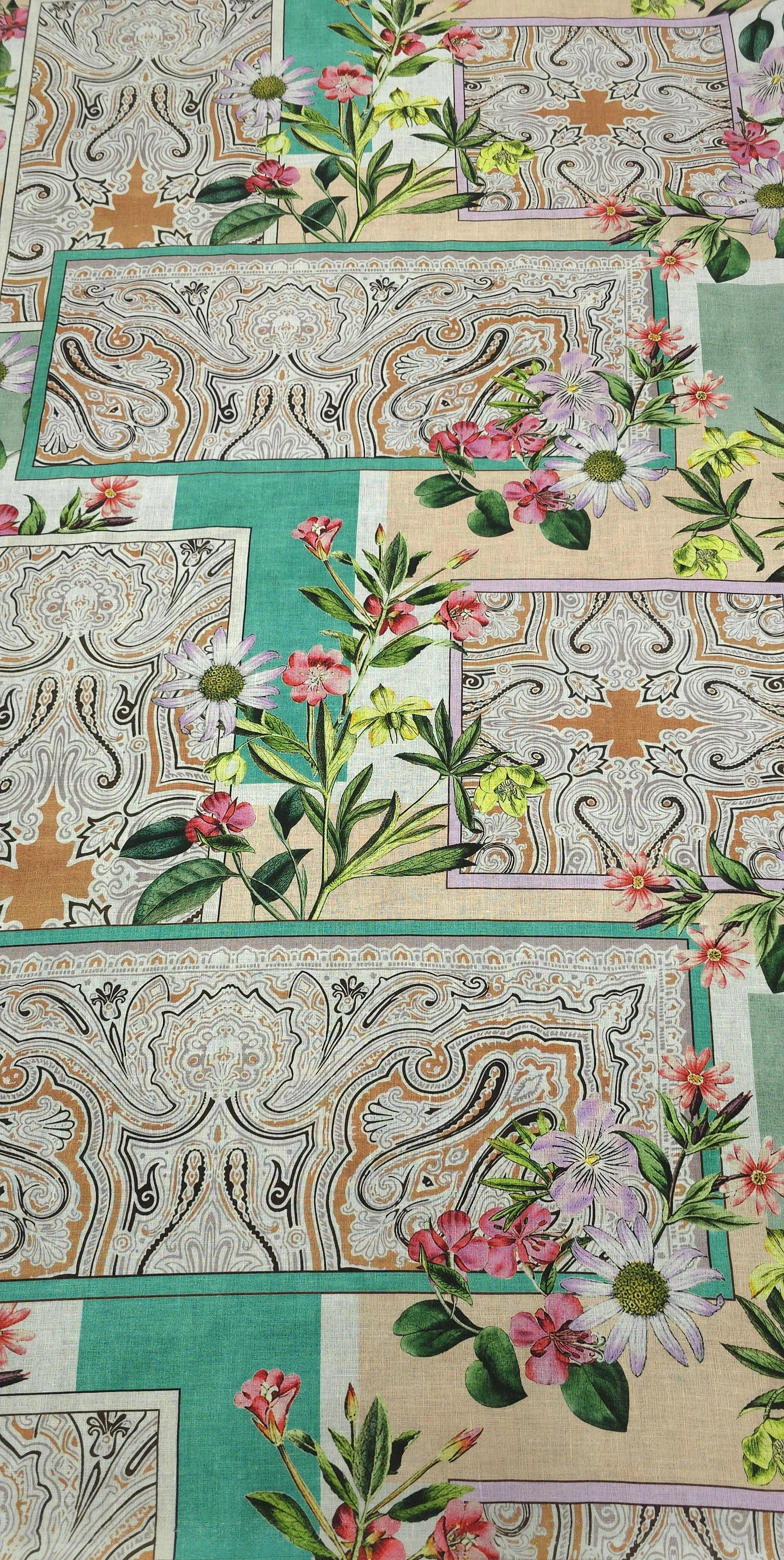 Printed Linen Tapestry