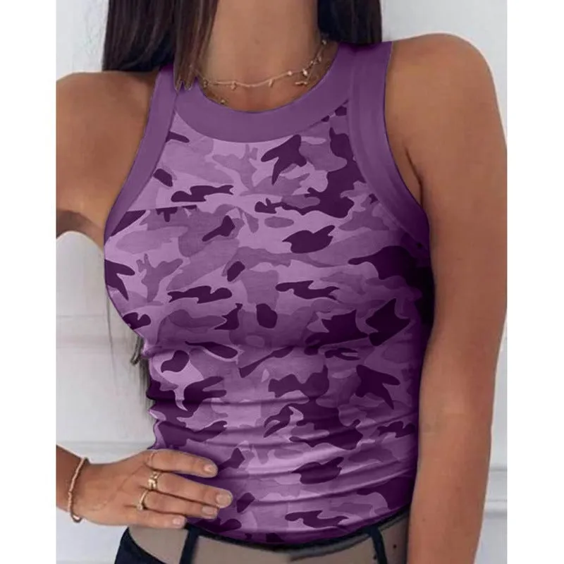 Printed Tank Tops for Women
