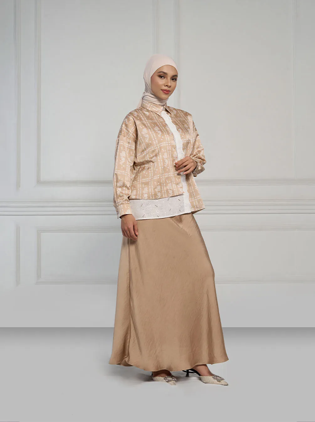 PRISA LAYERED TOP BLUSH