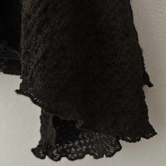 Pull&amp;Bear • NWT Black Asymmetric Hem Mini Skirt Size XS