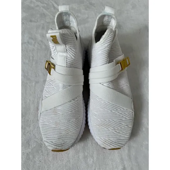 Puma Defy Varsity Mid Women's Sneakers in White Size 9 1/2