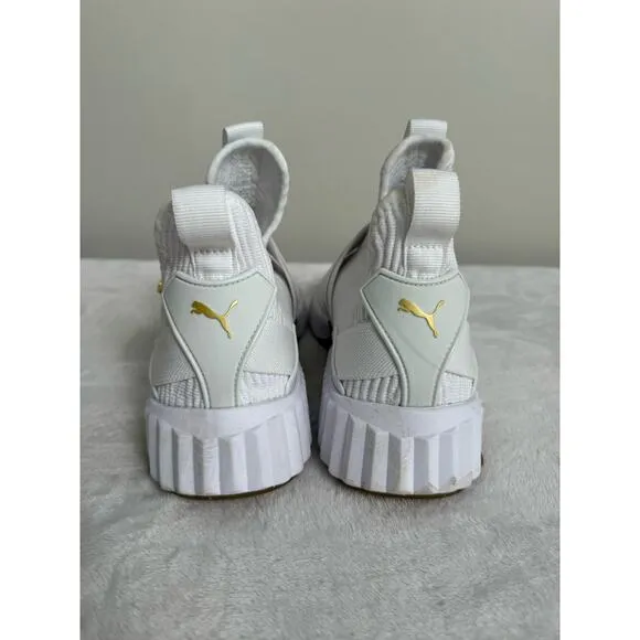 Puma Defy Varsity Mid Women's Sneakers in White Size 9 1/2