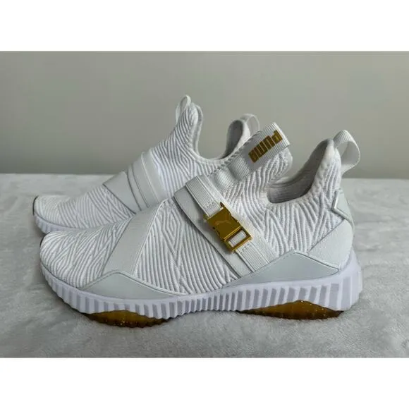 Puma Defy Varsity Mid Women's Sneakers in White Size 9 1/2