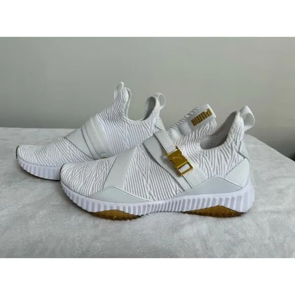 Puma Defy Varsity Mid Women's Sneakers in White Size 9 1/2