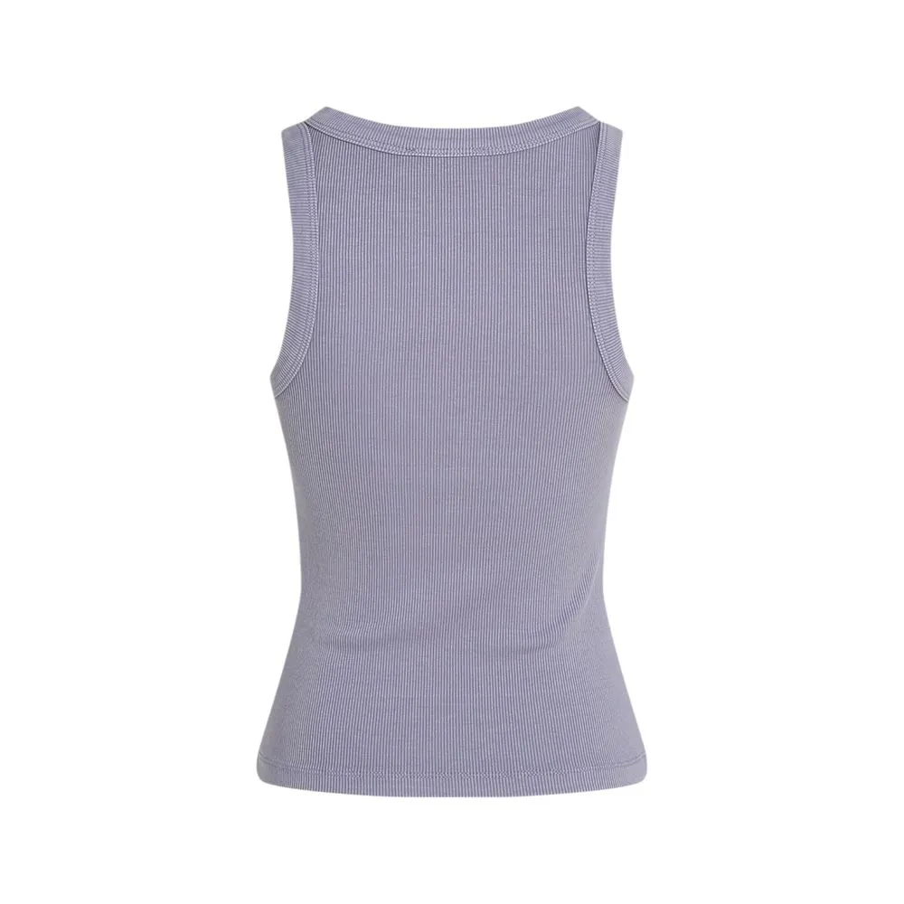Purple Cotton Rigenerato Tops & T-Shirt