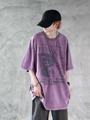 Purple Vintage Washed T-Shirt