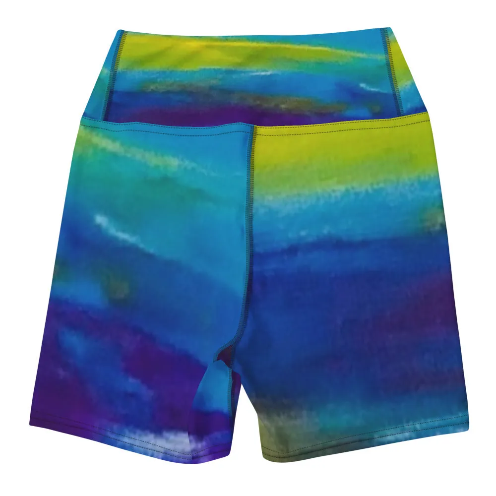 Queen Art Yoga Shorts